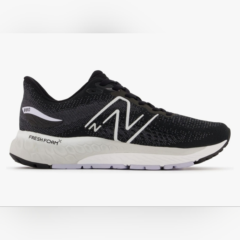 New Balance Women Running Sneaker Fresh Foam 880 v12 W880B12 Black Size 7